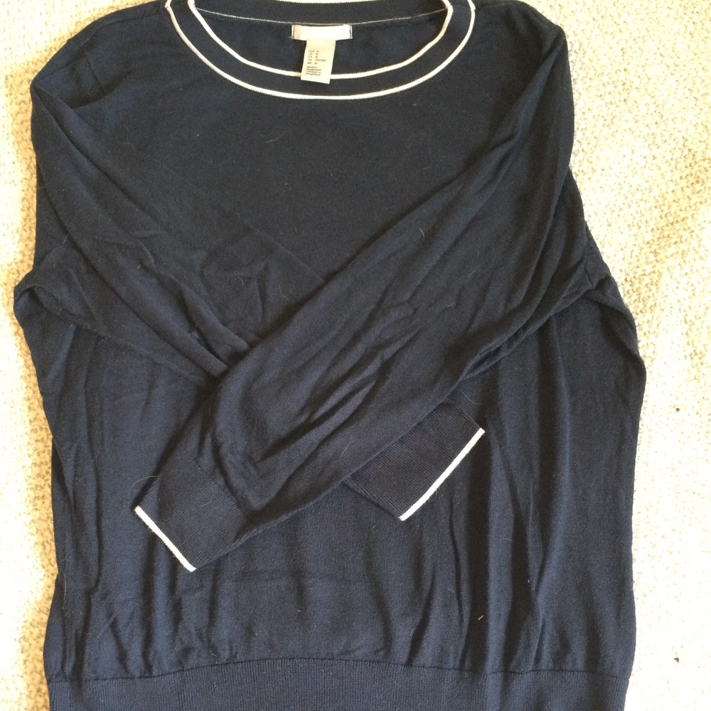 3/4 Sleeve Cotton Sweater